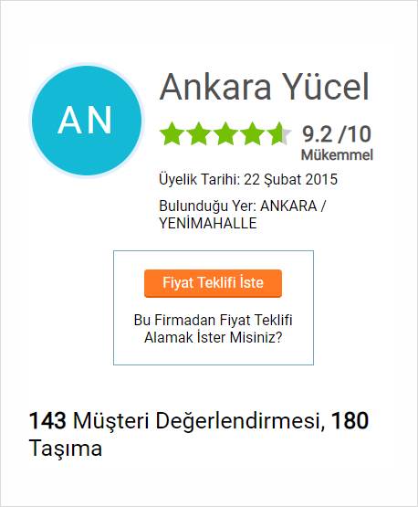 Ankara Yücel Nakliyat