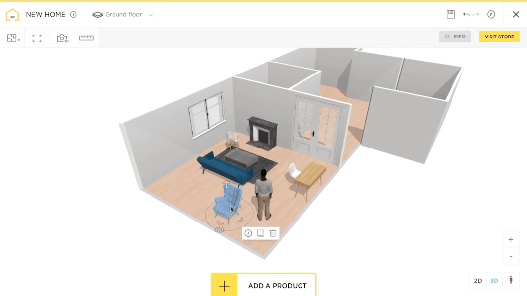 homebyme 3D oda tasarım programı
