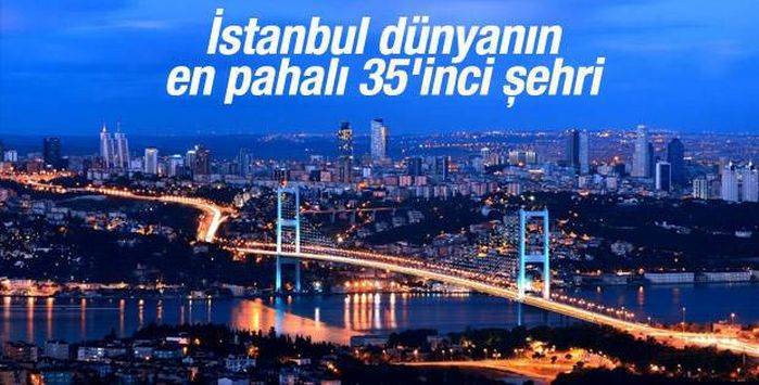 İstanbul en pahalı 35. şehir