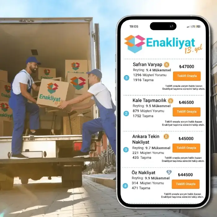 Evden eve nakliyat teklifleri