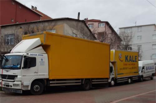 Kale taşımacılık kamyonları