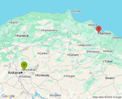 Ankara Samsun arası evden eve nakliyat