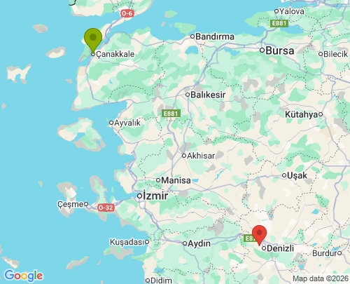 Çanakkale Çanakkale Merkezefendi Denizli arası evden eve nakliyat