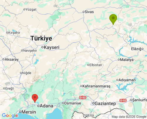 Sivas Adana arası evden eve nakliyat