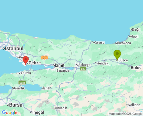 Düzce Kocaeli arası evden eve nakliyat