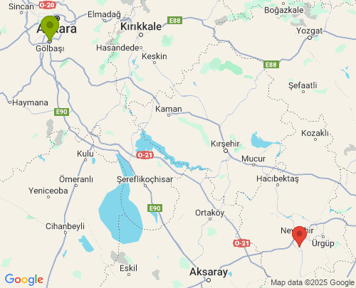 Ankara Nevşehir arası evden eve nakliyat