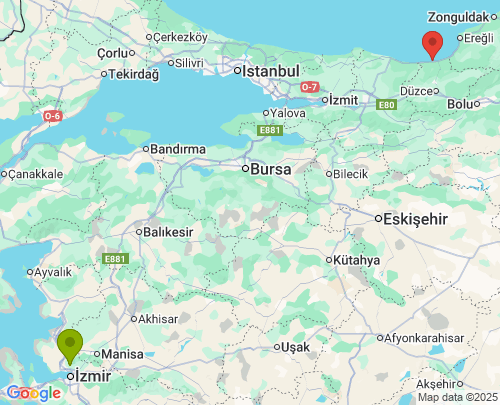 İzmir Düzce arası evden eve nakliyat