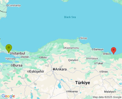 İstanbul Giresun arası evden eve nakliyat