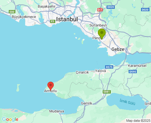 Pendik İstanbul Armutlu Yalova arası evden eve nakliyat