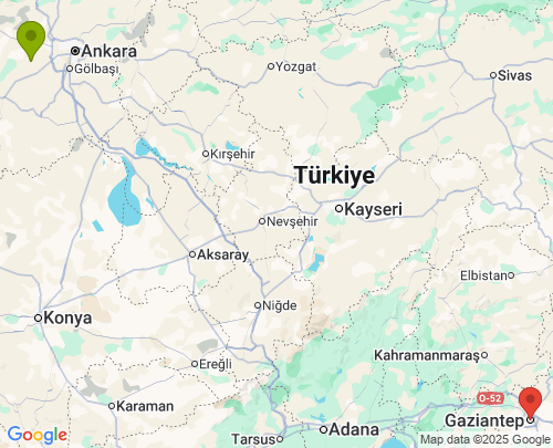 Ankara Gaziantep arası evden eve nakliyat