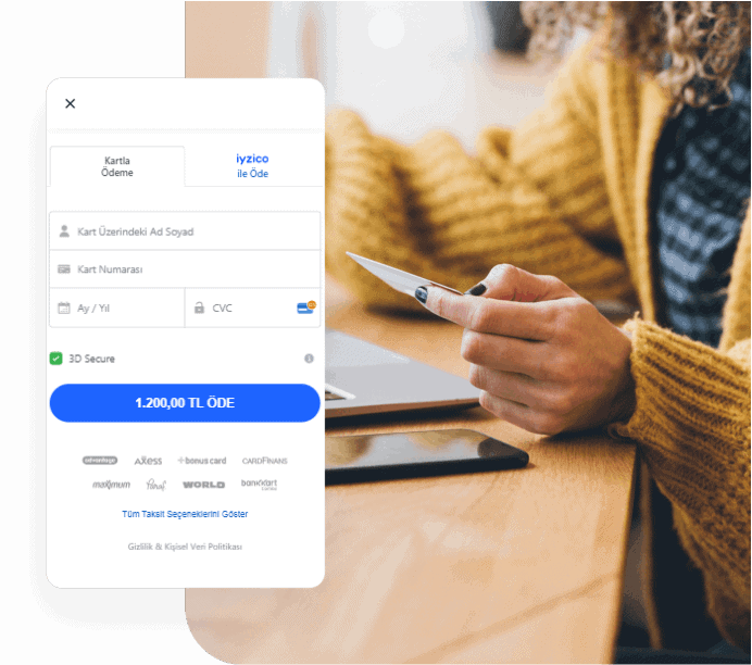 kredi kartı ile ödeme