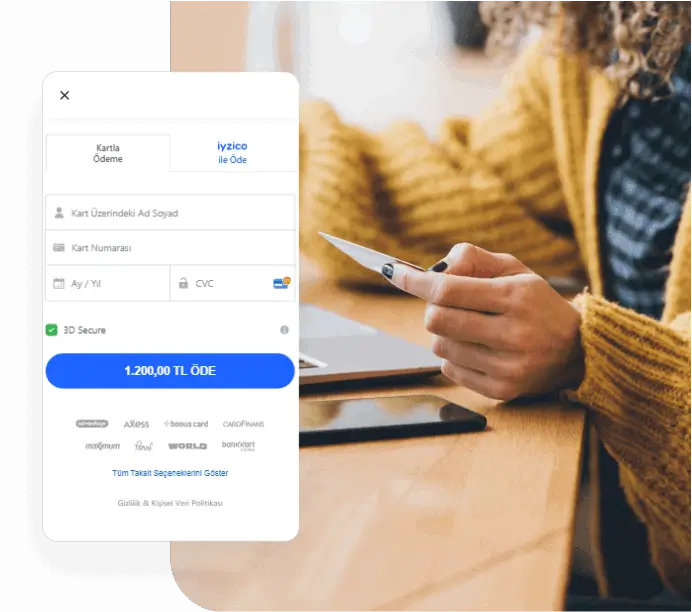 kredi kartı ile ödeme